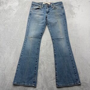 VTG Levis 518 Jeans Superlow Bootcut Low Rise Womens 7 Light Blue Denim Y2k
